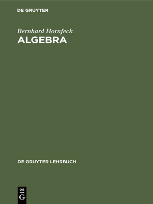 cover image of Algebra